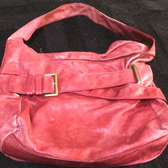 Very unique KOOBA red distressed handbag 👜 - Picture 6 of 7